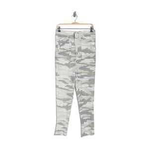 PHILOSOPHY Drawstring Knit Joggers In Grey Cloud Camo Print size S